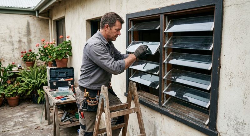 Louvre Window Repair in Kansas City, KS