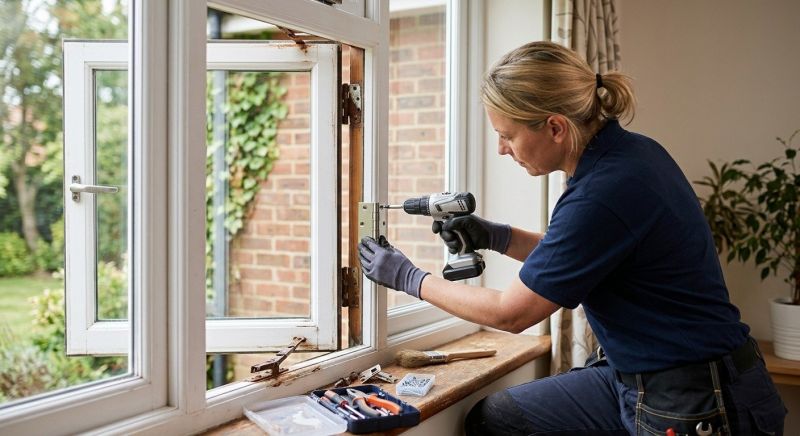 Window Hinge Repair in Overland Park, KS