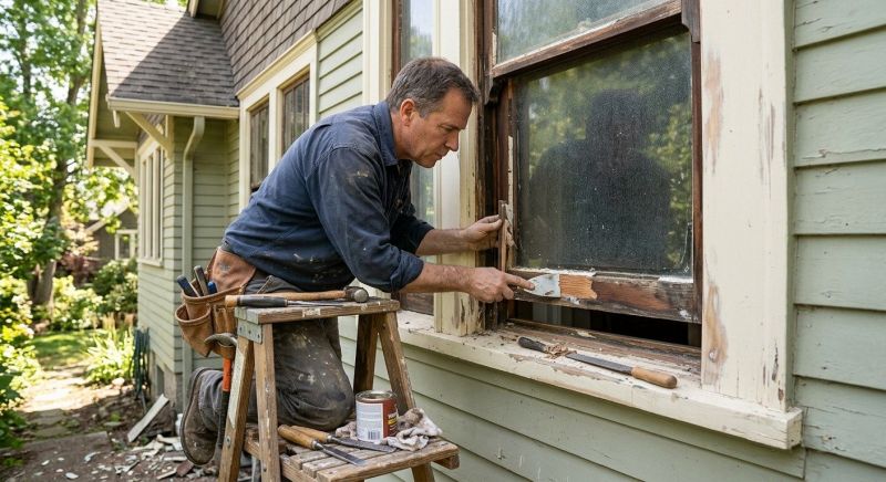 Wood Window Repair in Denver County, CO