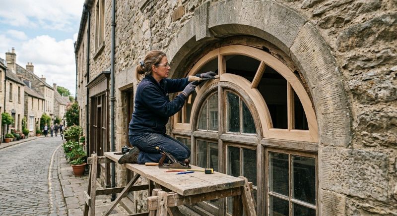 Arched Window Repair in Olathe, KS
