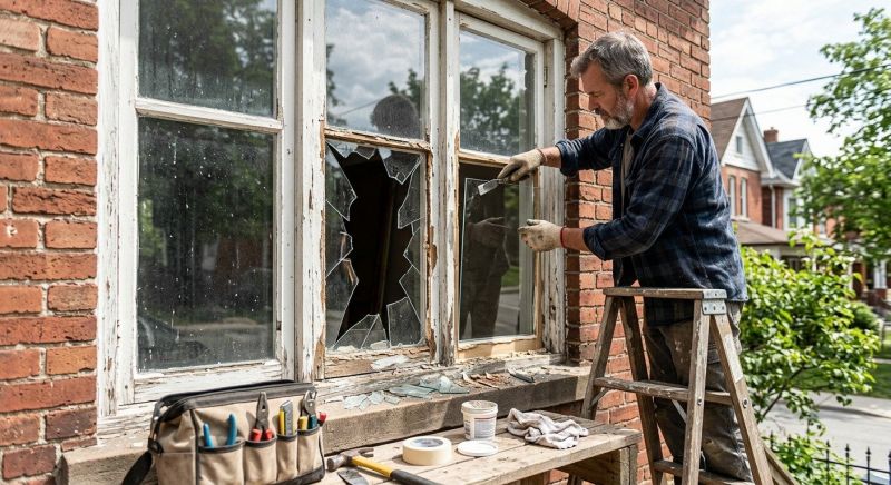 Broken Window Repair in Olathe, KS