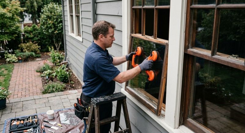 Curved Window Repair in Olathe, KS