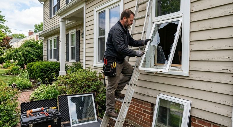 Curved Window Repair in Alpharetta, GA