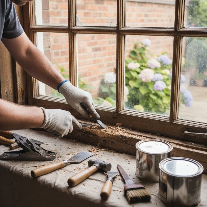 Wood Window Repair in Alpharetta, GA